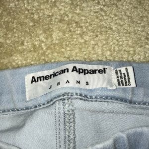 Light wash American Apparel jeans